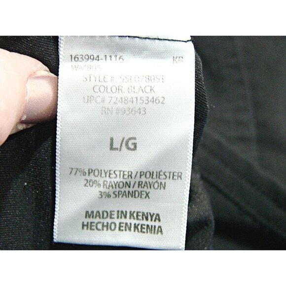 Lot 3 Scrub Tops V-Neck Wonderwink Expo Blue Black Multicolor Pockets Size Large - Picture 4 of 8